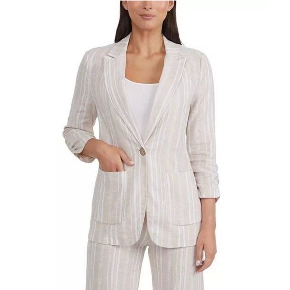 Women's Striped Blazer